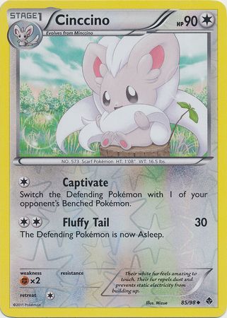 Cinccino - 85/98 - Uncommon - Reverse Holo