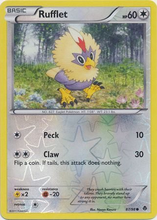 Rufflet - 87/98 - Common - Reverse Holo