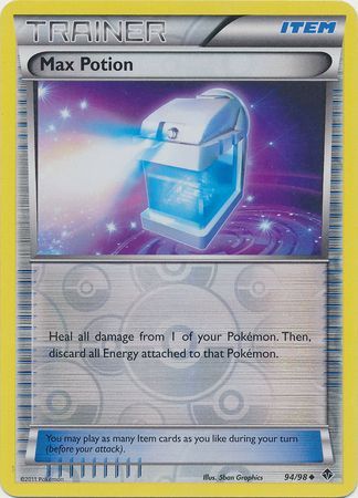 Max Potion - 94/98 - Uncommon - Reverse Holo