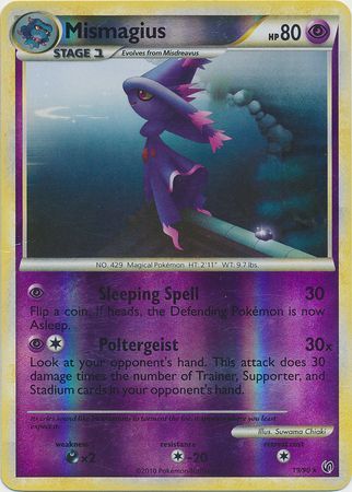 Mismagius - 19/90 - Rare - Reverse Holo