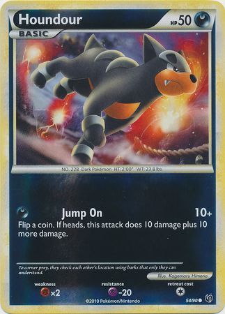 Houndour - 54/90 - Common - Reverse Holo