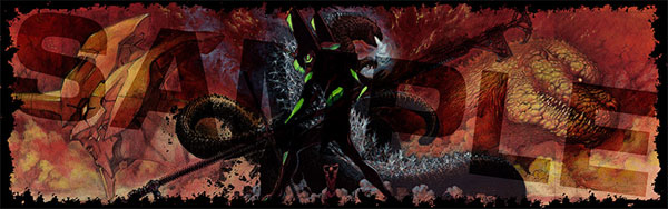 Godzilla vs. Evangelion - Hugging Pillow Cover