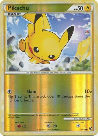 Pikachu - 61/90 - Common - Reverse Holo