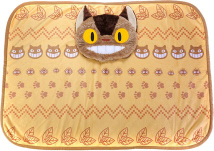 Studio Ghibli Cushion Blanket Cat Bus