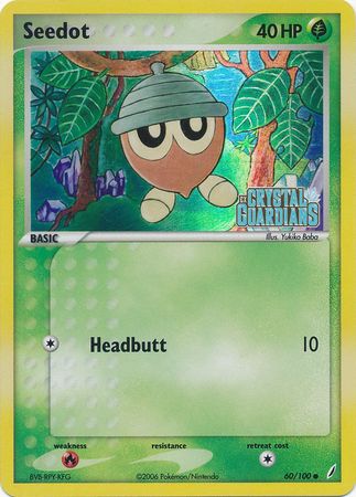 Seedot - 60/100 - Common - Reverse Holo