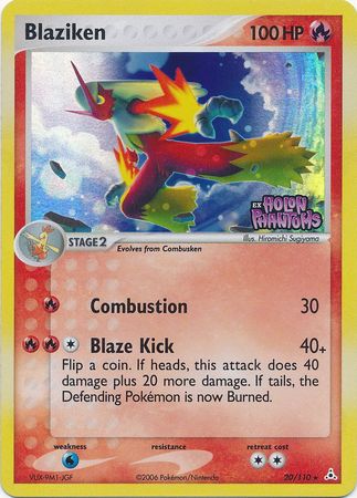 Blaziken - 20/110 - Rare - Reverse Holo