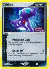 Sableye - 31/110 - Rare - Reverse Holo