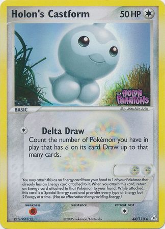 Holons Castform - 44/110 - Uncommon - Reverse Holo