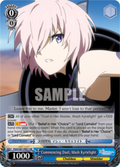 Commencing Duel, Mash Kyrielight - FGO/S87-PE01 - PR