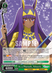 As a Pharaoh, Nitocris - FGO/S87-E033S - SR