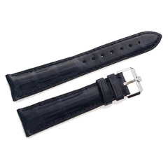 Ulysse Nardin - Cousu Main Dark Blue Alligator Strap (20mm x 17mm) - N512497