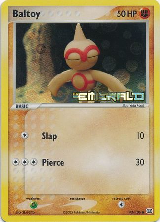 Baltoy - 43/106 - Common - Reverse Holo