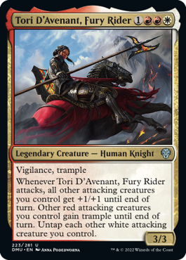 Tori DAvenant, Fury Rider