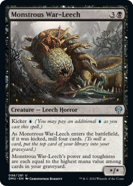 Monstrous War-Leech - Foil