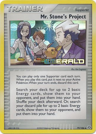 Mr. Stones Project - 79/106 - Uncommon - Reverse Holo