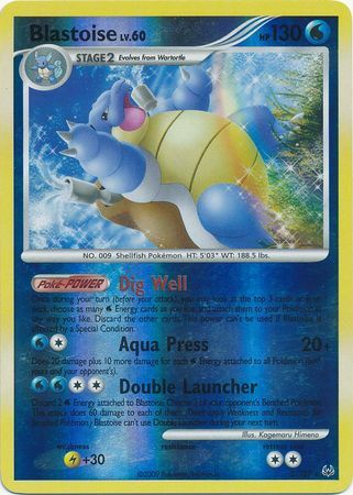 Blastoise - 2/127 - Holo Rare - Reverse Holo