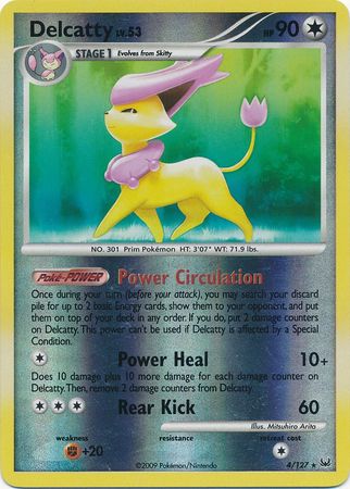 Delcatty - 4/127 - Holo Rare - Reverse Holo