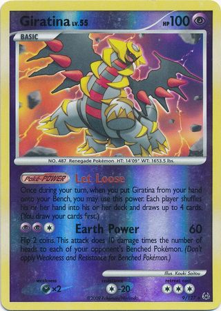 Giratina - 9/127 - Holo Rare - Reverse Holo