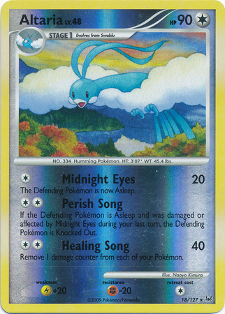 Altaria - 18/127 - Rare - Reverse Holo