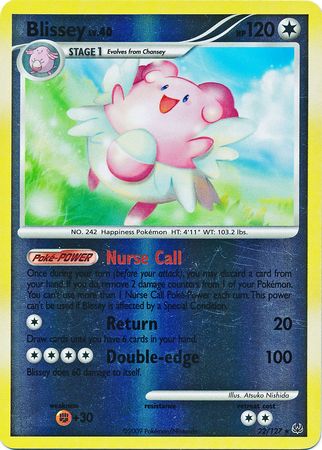 Blissey - 22/127 - Rare - Reverse Holo