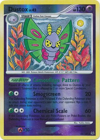 Dustox - 25/127 - Rare - Reverse Holo