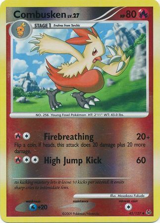 Combusken - 45/127 - Uncommon - Reverse Holo