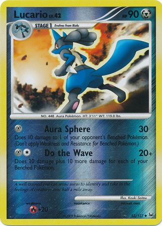 Lucario - 53/127 - Uncommon - Reverse Holo