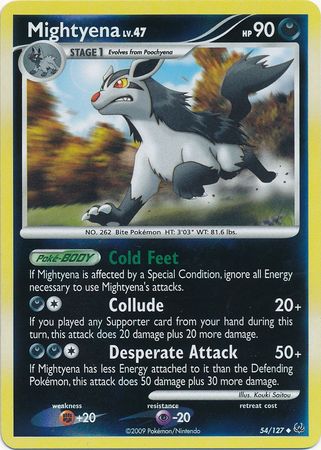 Mightyena - 54/127 - Uncommon - Reverse Holo