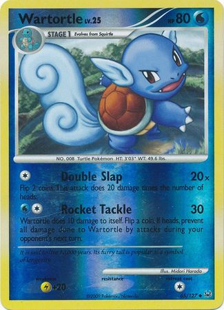 Wartortle - 65/127 - Uncommon - Reverse Holo