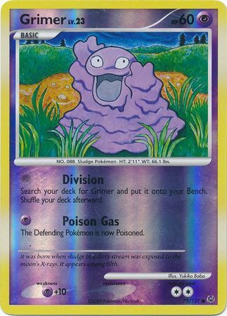 Grimer - 75/127 - Common - Reverse Holo