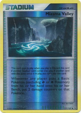 Miasma Valley - 111/127 - Uncommon - Reverse Holo