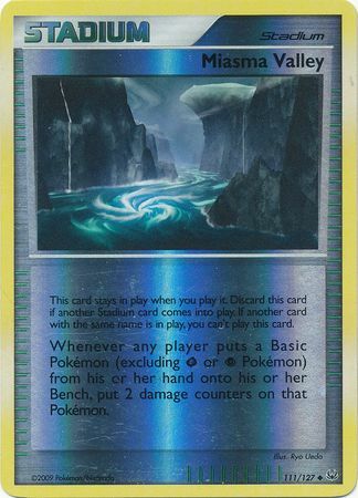 Miasma Valley - 111/127 - Uncommon - Reverse Holo