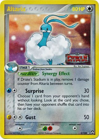 Altaria - 2/108 - Holo Rare - Reverse Holo