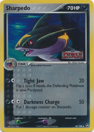 Sharpedo - 38/108 - Uncommon - Reverse Holo