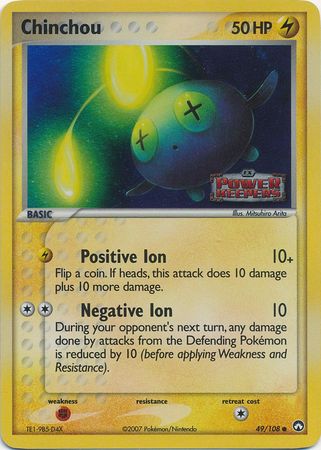 Chinchou - 49/108 - Common - Reverse Holo