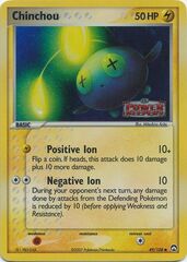 Chinchou - 49/108 - Common - Reverse Holo