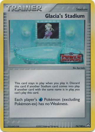 Glacias Stadium - 76/108 - Uncommon - Reverse Holo