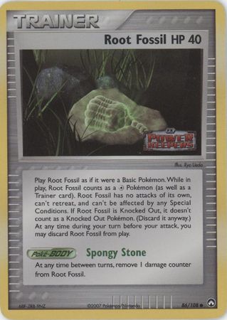 Root Fossil - 86/108 - Common - Reverse Holo