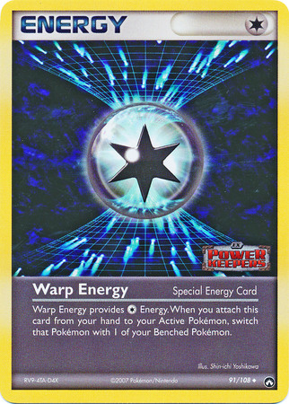 Warp Energy - 91/108 - Uncommon - Reverse Holo