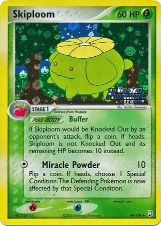 Skiploom - 49/109 - Uncommon - Reverse Holo