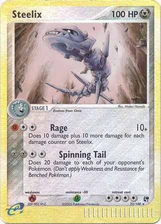 Steelix - 23/100 - Rare - Reverse Holo