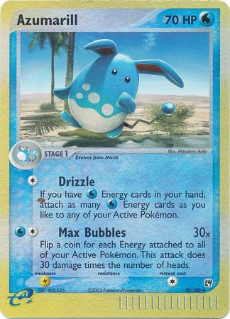 Azumarill - 30/100 - Uncommon - Reverse Holo