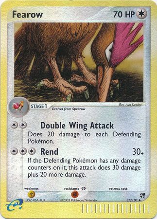 Fearow - 37/100 - Uncommon - Reverse Holo