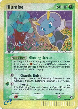 Illumise - 38/100 - Uncommon - Reverse Holo