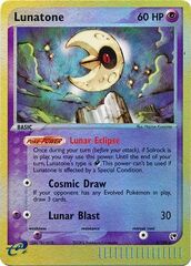 Lunatone - 8/100 - Holo Rare - Reverse Holo