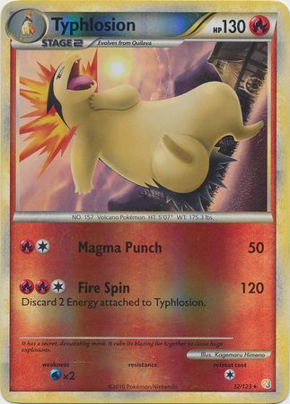 Typhlosion - 32/123 - Rare - Reverse Holo