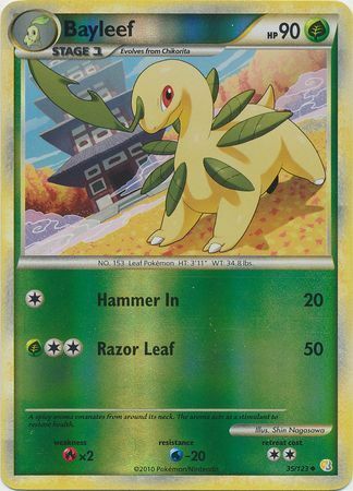 Bayleef - 35/123 - Uncommon - Reverse Holo