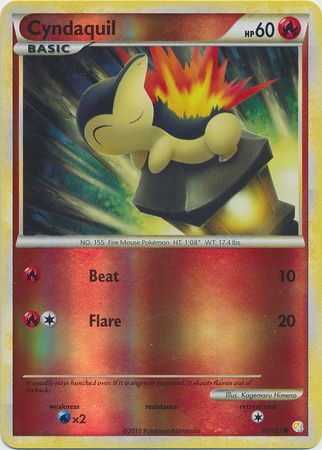 Cyndaquil - 61/123 - Common - Reverse Holo