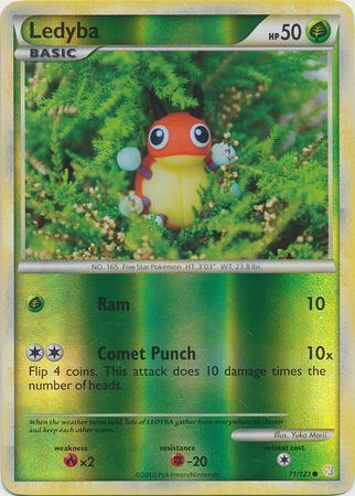 Ledyba - 71/123 - Common - Reverse Holo