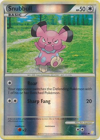 Snubbull - 82/123 - Common - Reverse Holo